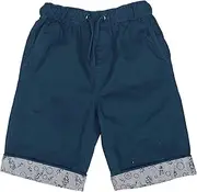 [Bienzoe] Casual Boys Shorts for School: Kids Pull on Elastic Waist Summer Cotton Shorts