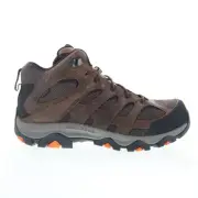 Merrell Moab Vertex 2 Mid WP Carbon Fiber Mens Brown Work & Safety Boots
