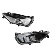 Front Anti-Fog Light LED Driving Lamp For VOLVO XC90 XC60 S90 V90 2016-2022 LED Daytime Running Light BlackLens Right