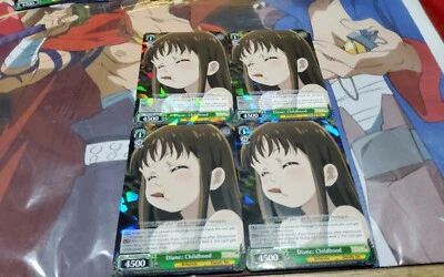DIANE: CHILDHOOD X 4 R SEVEN DEADLY SINS WEISS SCHWARZ ENGLISH
