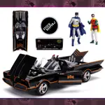 ◀倉庫掌門人▶美版 JADA 1:18 可亮燈 蝙蝠車 1966 TV經典 BATMAN DC COMICS 合金車模型