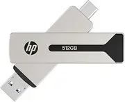HP 911 Pro 512GB USB 3.2 OTG Type-C/Type-A Flash Drive, up to 1000MB/s