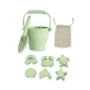 Playground by Living Textiles | Silicone 8pc Beach Bucket & Spade Set