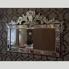 Large Bathroom Mirror for Wall Art Venetian Mirror Gold Rim Beveled Frame 36x36