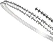 Sterling Silver Half Bead Wire 12 Gauge .081" 1-Foot