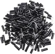 AILIMIAO 100pcs/lot 2 ml black plastic perfume spray bottle sample spray sprayer atomiser perfume bottle
