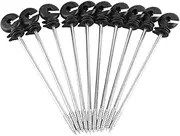 100pcs Plastic Insulators Electric Fence Long Distance Threaded Insulators Suitable for Wooden Posts