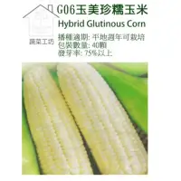 在飛比找momo購物網優惠-【蔬菜工坊】G06.糯玉米種子(玉美珍)