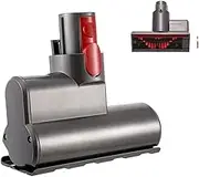 Mini Motorized Tool Brush Head Compatible for Dyson V7 V8 V10 V11 V15 Stick Vacuum Cleaner Mite Removal Suction Head Replace Parts
