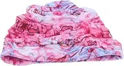 Kisangel Waterproof Swim Cap Elasticity Women's Fabric Swimming Hat Stylish Printed Sports