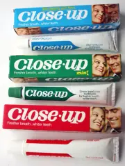 3x VINTAGE 70'S TOOTHPASTE CLOSE-UP FRESHER BREATH GREEK EDITION GREECE NEW NOS!