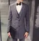 FINDSENSE品牌 韓國男 中長款 西裝外套穿搭 三件式套裝 成套西裝 西裝修身 外套+背心+褲子