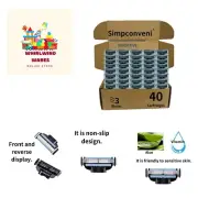40 Count Mach 3 Razor Blade Refills – Gentle on Skin, Long-Lasting Performance