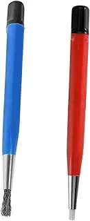 SOLUSTRE 2pcs Scratch Brush Pen for Coin Jewelry Watch Cleaning Electronic Stylus Record Brush