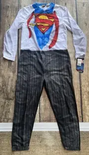 BRIEFLY STATED UNION SUIT SUPERMAN CLARK KENT COSTUME MENS SMALL NEW WITH TAGS