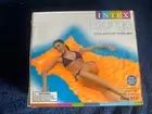 NIB Intex Pool Lounge Tote-N-Float Wave Mat Orange 90"x 34" Adult Pool Float