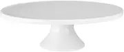 BIA Cordon Bleu - 12 x 3.75 White Porcelain Round Cake Stand