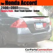 Painted ABS Rear Trunk Spoiler For 2006-2007 Honda Accord Sedan Lip NH578 WHITE (for: Honda)