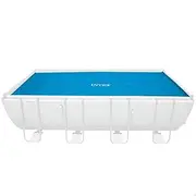 Intex 5.49M X 2.74M Above Ground Square Solar Outdoor Pool Protective Cover Set