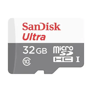 【滿額現折$330 最高3000點回饋】 【SanDisk】ULTRA Micro SDHC 32GB 記憶卡 -10入組【三井3C】