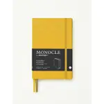 德國 LEUCHTTURM1917 X MONOCLE DREHGRIFFEL 棉麻硬殼多口袋筆記本 B6/ 黃/ 方點 ESLITE誠品