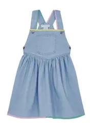 Stella Mccartney Kids Chambray Dungaree Dress - Blue - 05YR (5 Years) 05YR (5 years)