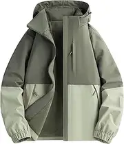 [DGHM-JLMY] Men's Spring Outdoor Casual Sportswear Windproof Raincoat Windbreaker Jackets Lightweight Thin Rain Jacket