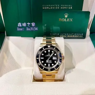 Rolex 勞力士126618LN 全金黑水鬼 2022全新未使用 41mm