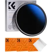 62mm Variable ND Lens Filter ND2-ND400 1-9 Stops 18 Multi-Layer Coatings Adju...