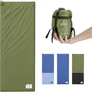 Warm Weather Sleeping Bags for Adults - Lightweight/Compact/Ultralight/Backpacking/Waterproof/Packable, Free Compression Sack - Best for Summer Camp, Hiking, Motorcycle, Easy to Carry, Small Space