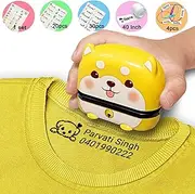 Ogelz The Name Stamp for Clothes Kids Clothing Custom Personalized Name Stamp Daycare Stickers Tag Label Preschool Nursing Home Washable Dryer Safe Animal (Dog)