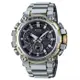 【CASIO 卡西歐】G-SHOCK MT-G 碳纖維核心 太陽能藍芽電波手錶 銀X金 MTG-B3000D-1A9_50.9mm