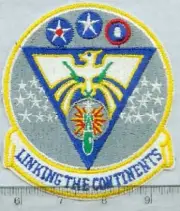 32nd AIR REFUELING SQUADRON "LINKING THE CONTINENTS" - Cut edge on full embroid.