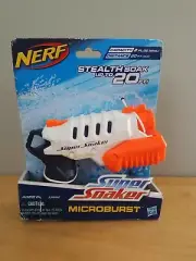 NEW NERF MICROBURST SUPER SOAKER PUMP ACTION WATER TOY KIDS POOL PLAY OUTSIDE