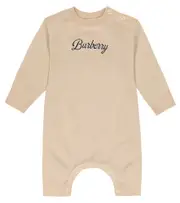 [Burberry Kids] Burberry Kids Baby logo wool onesie M 3 beige