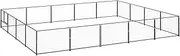 Generic Dog Kennel Black 20 m虏 Steel