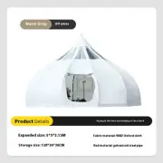 Outdoor Luxury Camping Star Tent Air Dome Tent Glamping Mongolian Yurt Waterproo