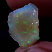 05.40 Cts. Top Fire Natural Multi Flash Welo Ethiopian Opal Rough AAA Gemstone
