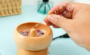 Electric Wooden Bead Spinner USB Powered Spin Beading Bowl Kit Adjustable BrhyR