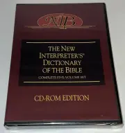 New Interpreter’s Dictionary Of The Bible Complete 5 Vol Set CD-ROM/PC - New