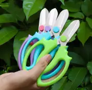 Flower scissors, colorful handle flower art scissors, garden pruning scissors