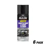 6 x Nulon Pro-Strength Throttle Body and Carby Cleaner 400g Can CARB400