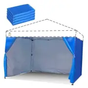SunWall Silver Coated for 10x10 Pop up Canopy Tent, 1 Pack Sidewall Only Blue