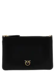 [Pinko] Pinko-Flat Clutch Nero-Donna OS Black