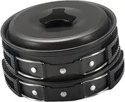 Aymzbd Outdoor Cooking Pot, Lightweight Foldable Pan with Handle, Camping Cookware Set with Storage Bag for Outdoor Cooking