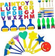1 Set Painting Set Painting Sponge Painting Supplies Sponge Brush Craft Tools Drawing Stuff Painting Brush Painting Tool Painting Stuff Drawing Supplies Painter Suit