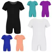 Girls Boys Ballet Dance Jumpsuit Catsuit Stretchy Gymnastics Leotard Unitard