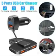 DC 12-24V Multi USB Car Cigarette Charger Adapter Intelligent Recognition A