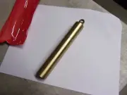 STARRETT #515F Oil-Gaging Plumb Bob. Solid Brass NOS