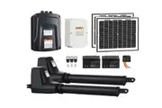 800KG Double Swing Auto Motor Remote Gate Opener with 20W Solar Backup